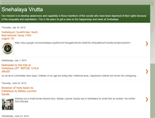 Tablet Screenshot of blog.snehalaya.org